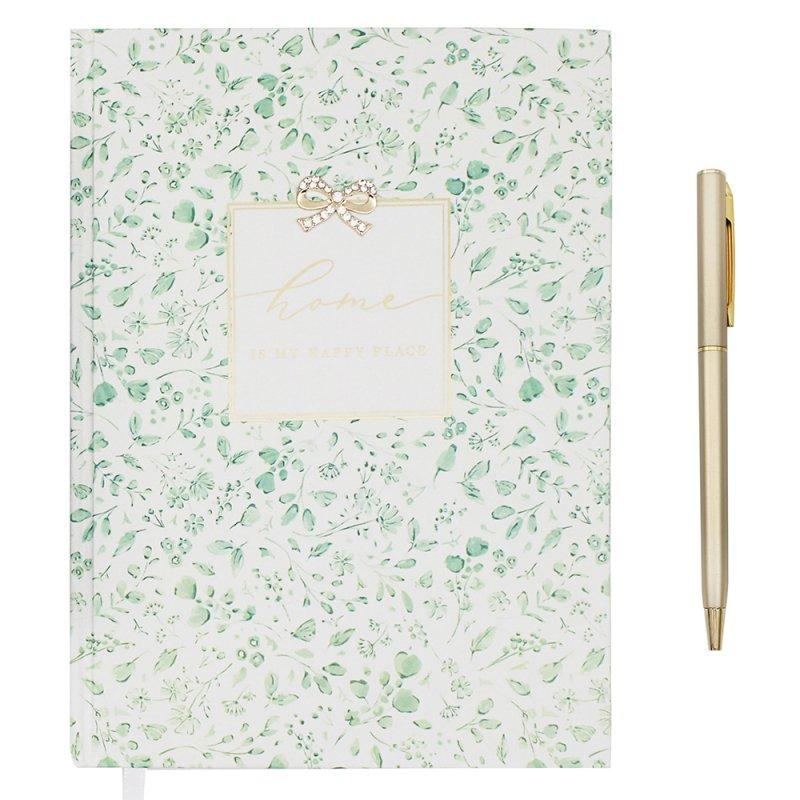 Lesser & Pavey HOME HAPPY PLACE NOTEBOOK A5 WITH PEN MADELAINE LP75286