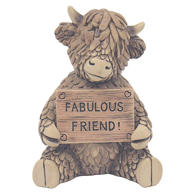 Lesser & Pavey HUGHIE HIGHLAND COW FAB FRIEND LP76691