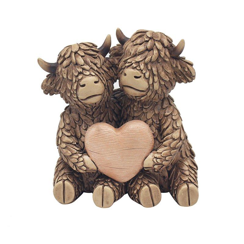 Lesser & Pavey HUGHIE HIGHLAND COWS TRUE LOVE LP74102