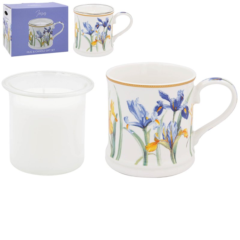 Lesser & Pavey IRIS CANDLE GIFT SET IRIS & BLUSH SUEDES LP76667