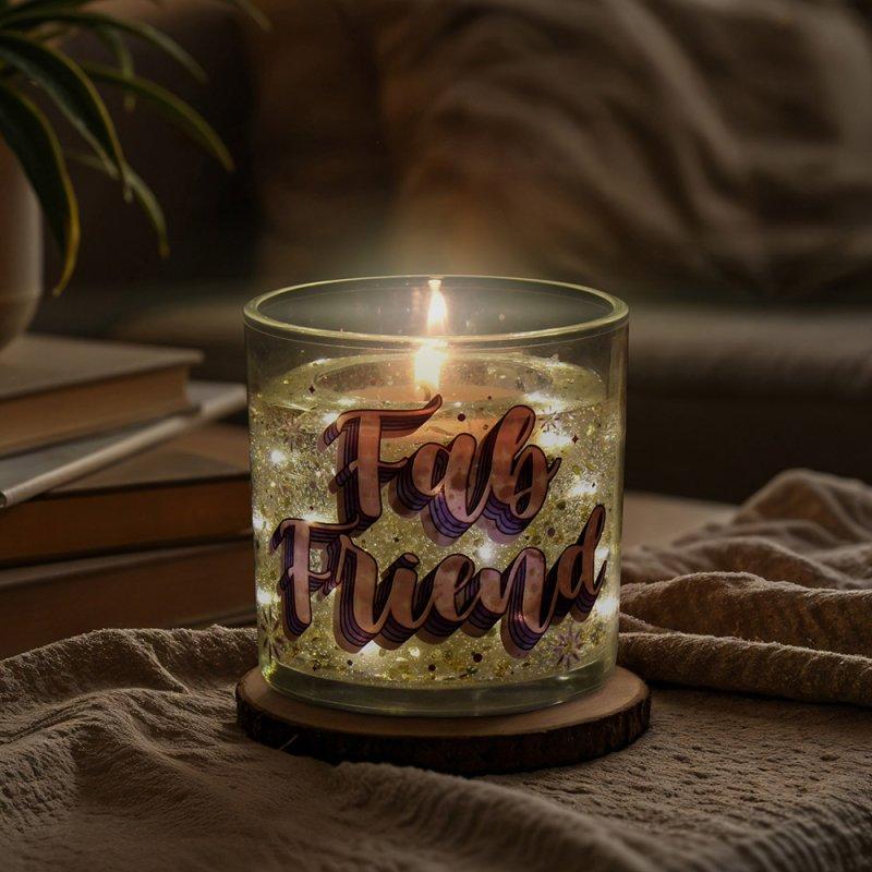 Lesser & Pavey LED GEL CANDLE FABULOUS FRIENDPOMEGRANATE NOIR LP76675