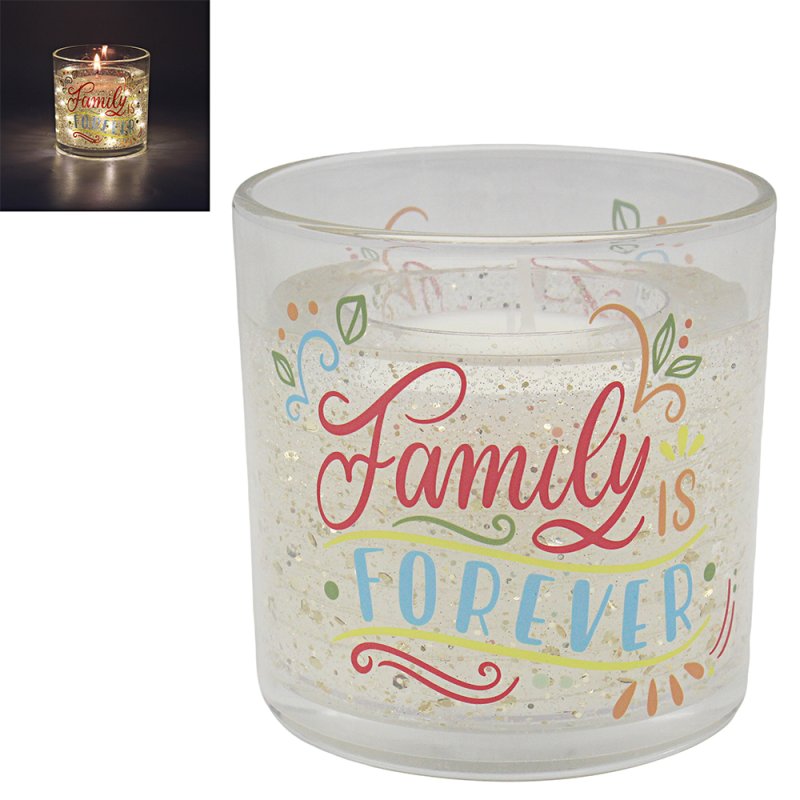 Lesser & Pavey LED GEL CANDLE FAMILY FOREVER POMEGRANATE NOIR LP76712