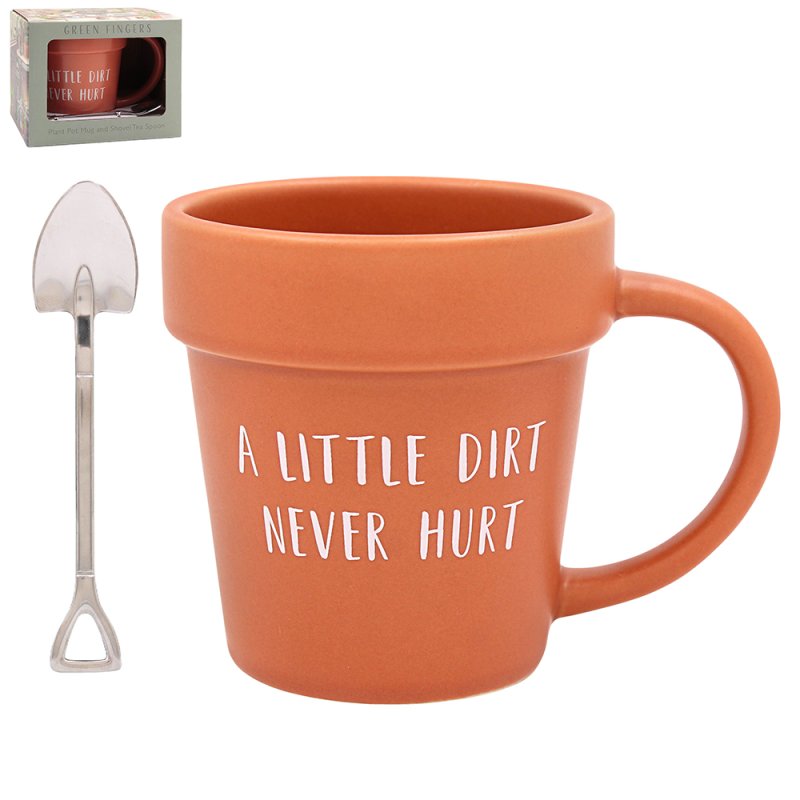 lesser & pavey A LITTLE DIRT MUG & SPOON LP76309