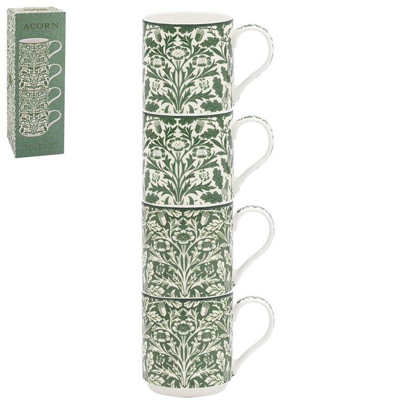 lesser & pavey ACORN STACKING MUGS SET 4 LP96746