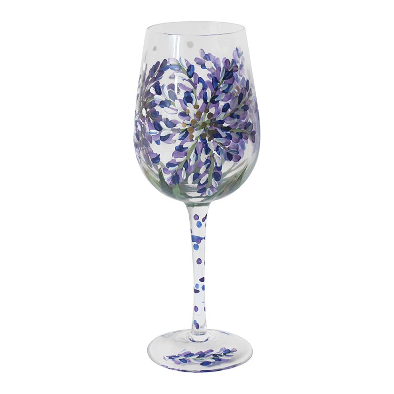 Lesser & Pavey AGAPANTHUS WINE GLASS LP75754