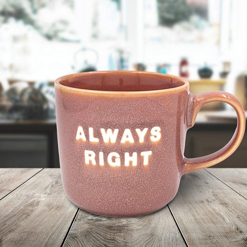 lesser & pavey ALWAYS RIGHT MUG LP76401