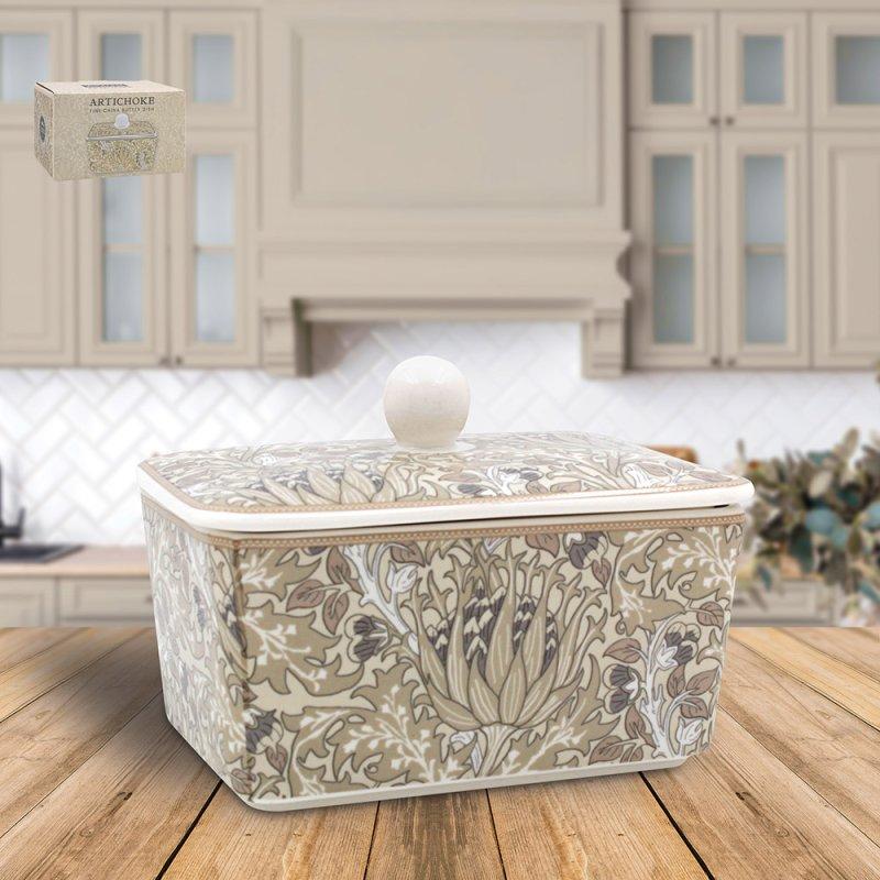 lesser & pavey ARTICHOKE BUTTER DISH LP96662