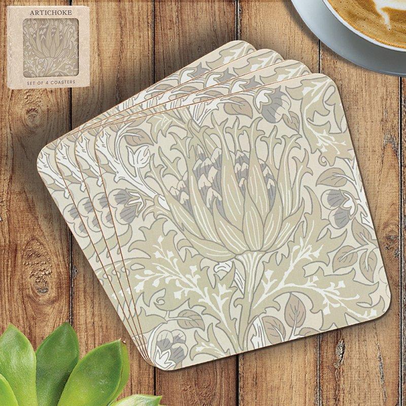 lesser & pavey ARTICHOKE COASTERS SET 4 LP96665