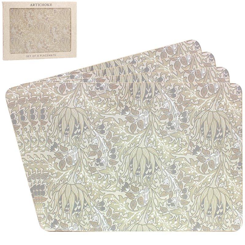 Lesser & Pavey ARTICHOKE PLACEMATS SET 4 LP96666