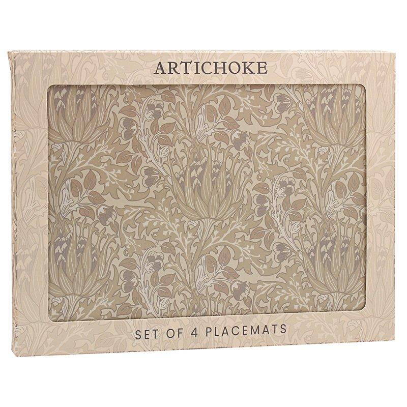 Lesser & Pavey ARTICHOKE PLACEMATS SET 4 LP96666