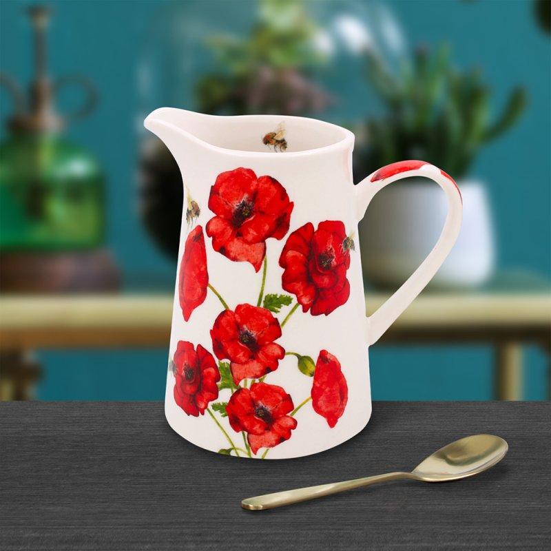 lesser & pavey BEE-TANICLE POPPY JUG LP96088
