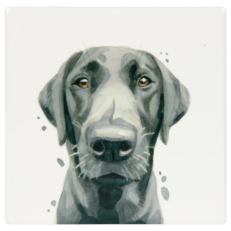 Lesser & Pavey BLACK LABRADOR COASTER LP34275
