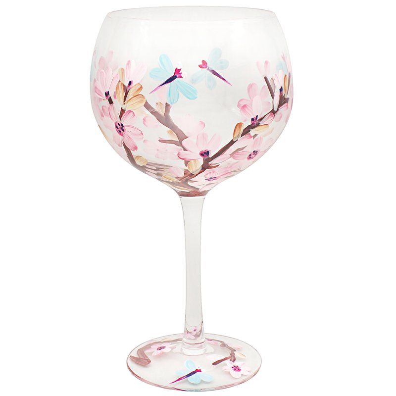 Lesser & Pavey BLOSSOM & DRAGONFLY GIN GLASS LP48097