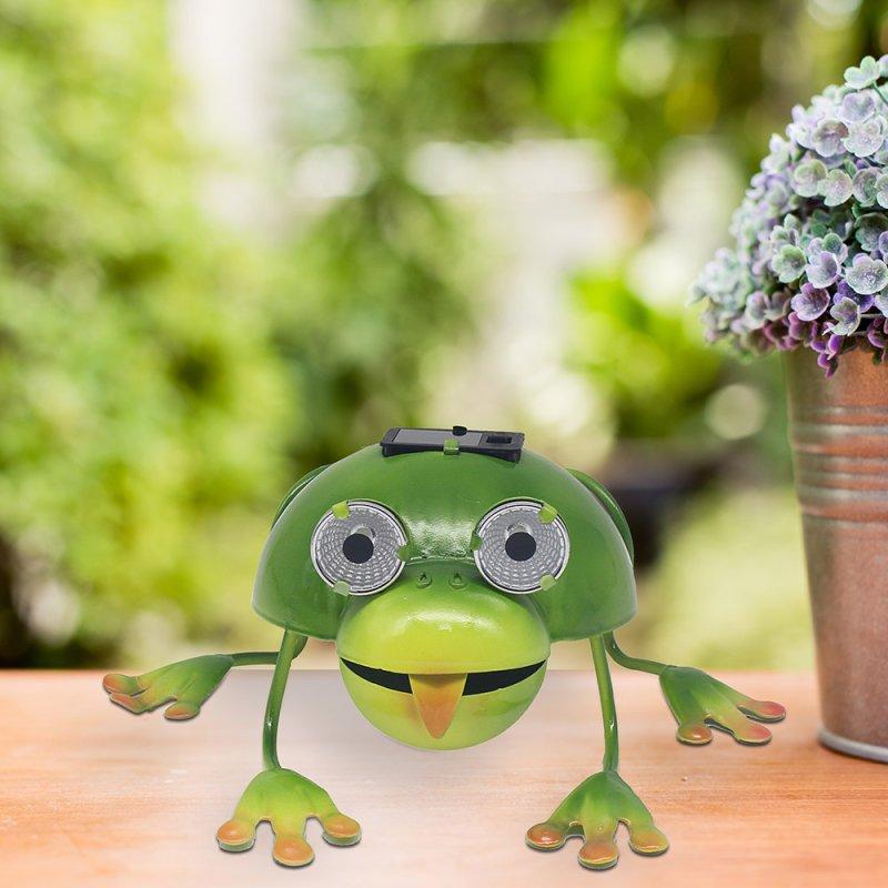 lesser & pavey BRIGHT EYES FROG SOLAR LED LP74723