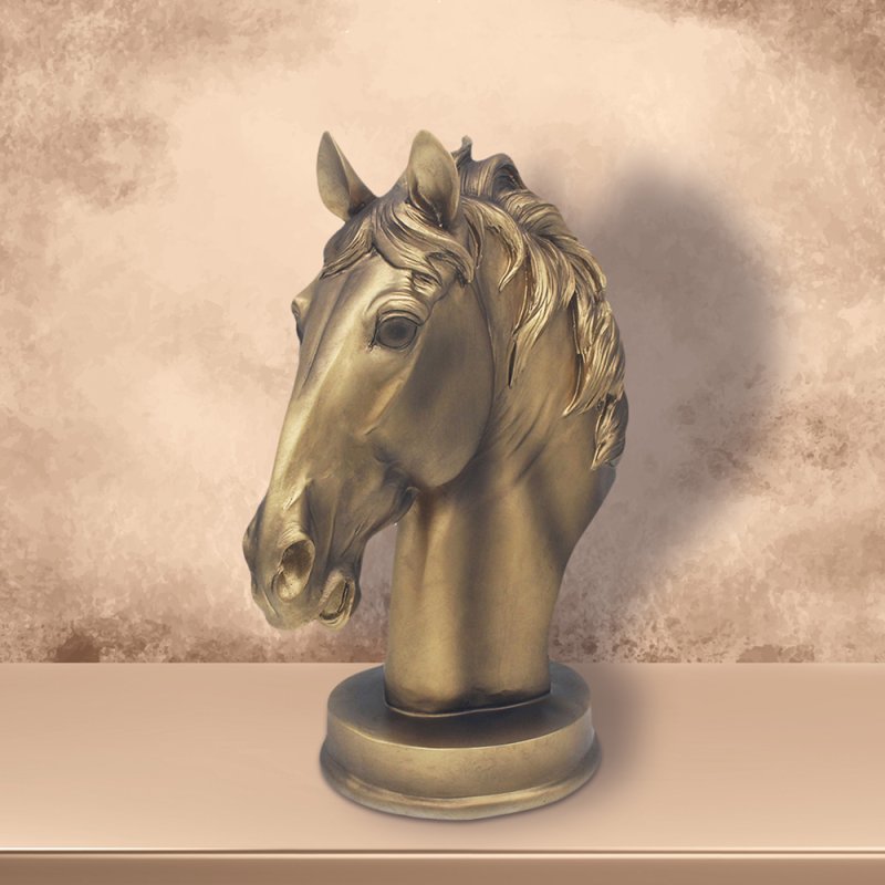 lesser & pavey BRONZED HORSE BUST LP74479
