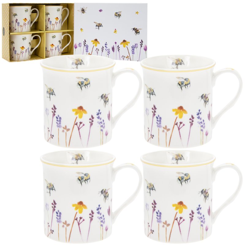 Lesser & Pavey BUSY BEES MUGS SET OF 4 LP93884