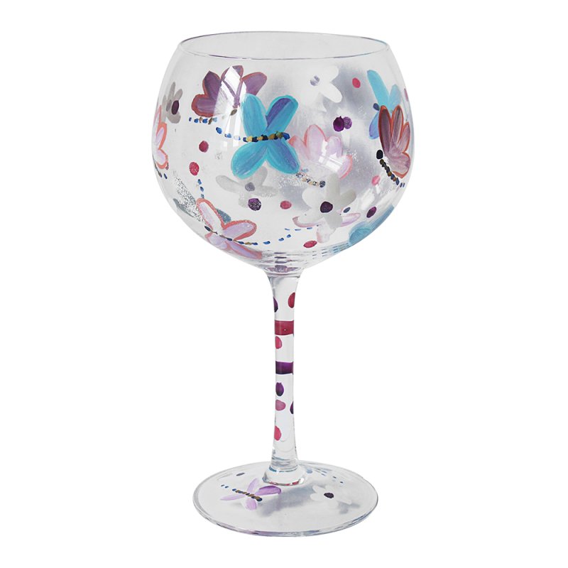 Lesser & Pavey BUTTERFLIES GIN GLASS LP75745