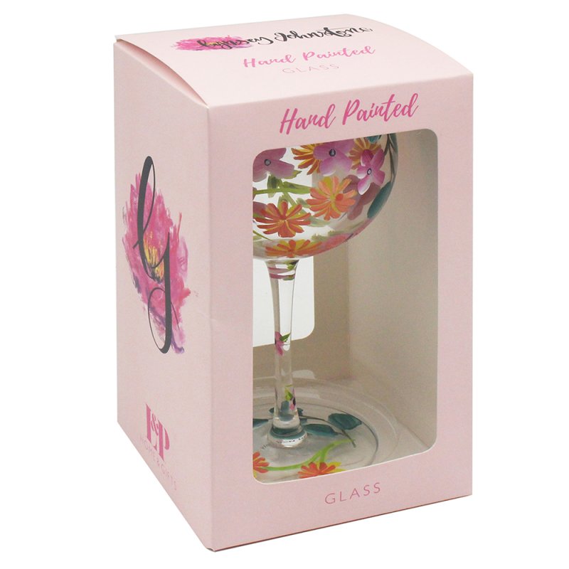 Lesser & Pavey BUTTERFLY GARDEN GIN GLASS LP72906