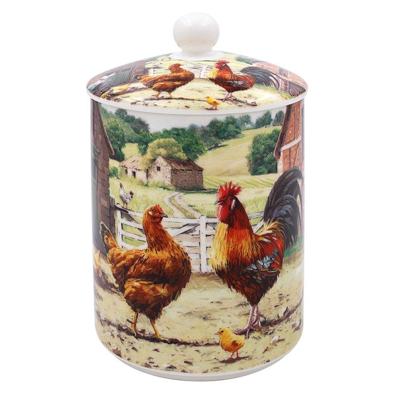 Lesser & Pavey COCKEREL & HEN CANISTER LP95947