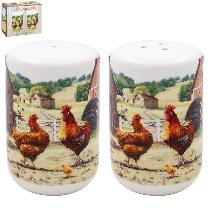 lesser & pavey COCKEREL & HEN SALT & PEPPER LP95951