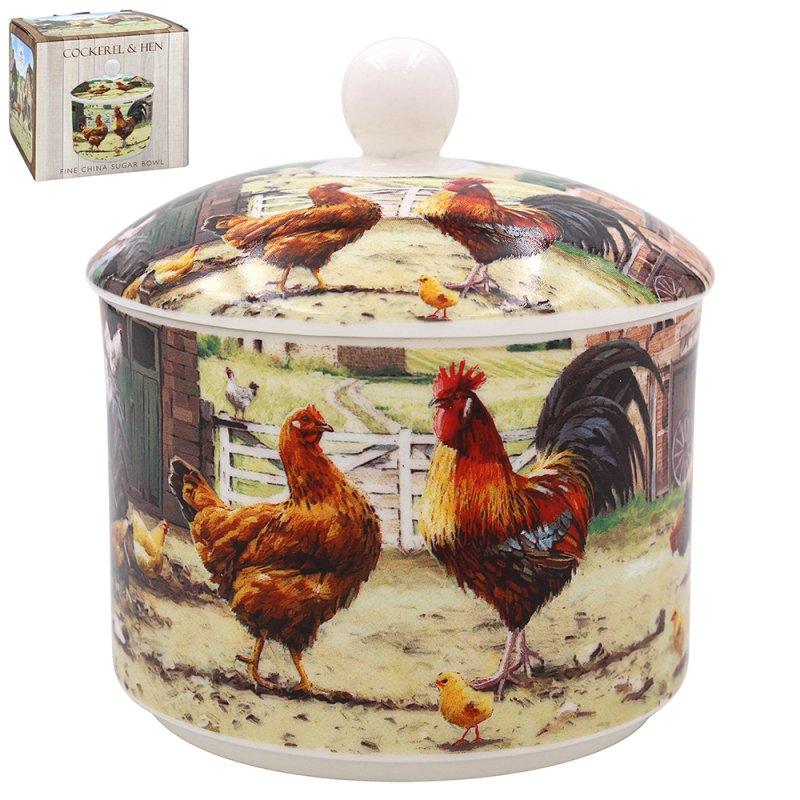 lesser & pavey COCKEREL & HEN SUGAR BOWL LP95946