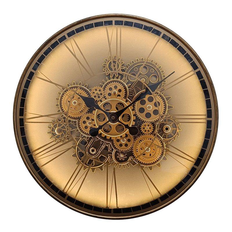 Lesser & Pavey COG CLOCK LIGHT UP GOLD 51CM LP76488
