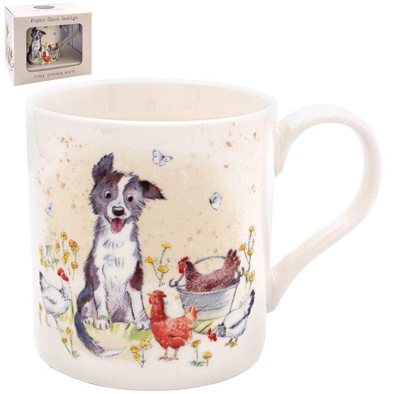 Lesser & Pavey COLLIE & HENS MUG LP96425