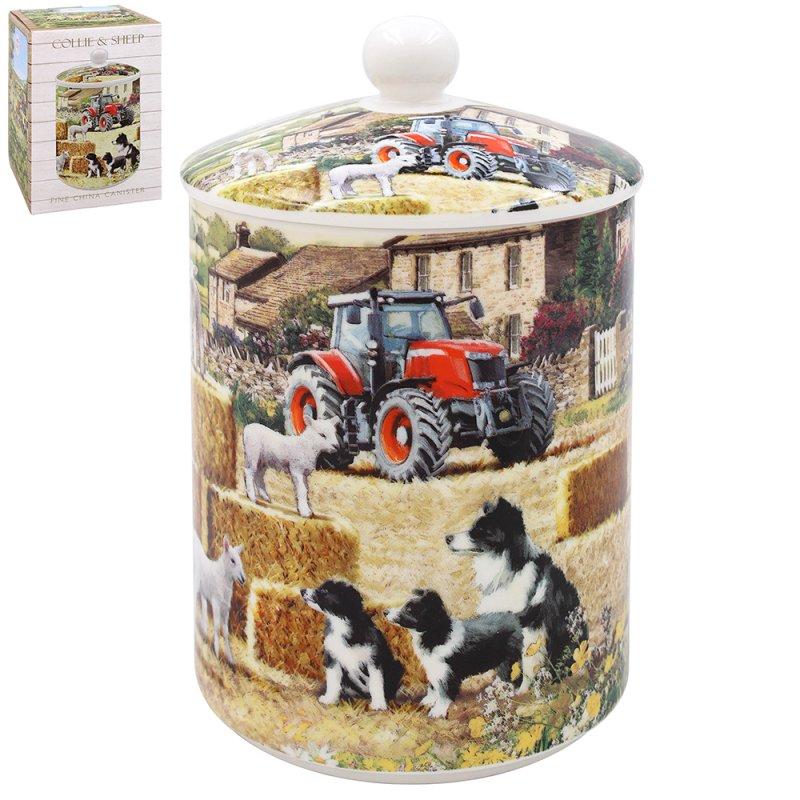 lesser & pavey COLLIE & SHEEP CANISTER LP95921