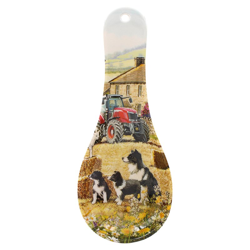 lesser & pavey COLLIE & SHEEP SPOON REST LP95933