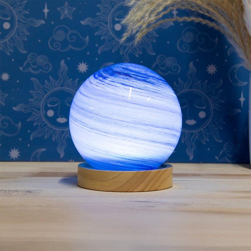 lesser & pavey COSMIC PLANET LAMP BLUE 12CM LP76501