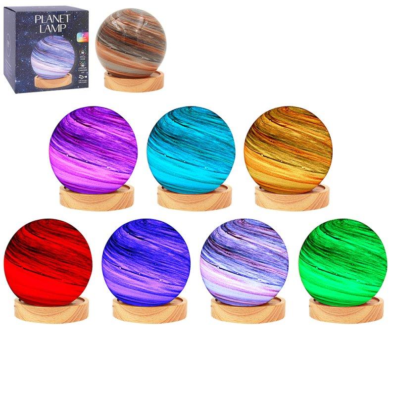 Lesser & Pavey COSMIC PLANET LAMP BROWN 12CM LP76502