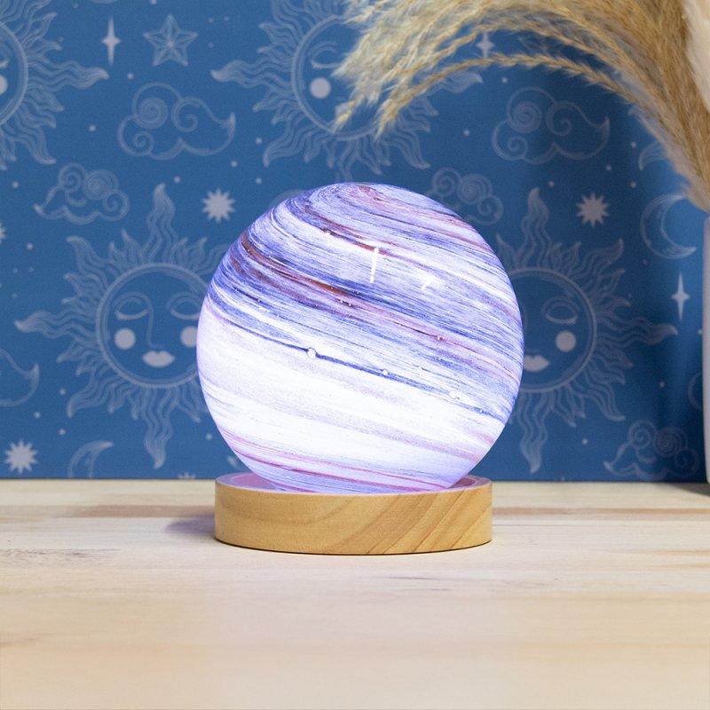 lesser & pavey COSMIC PLANET LAMP BROWN 12CM LP76502