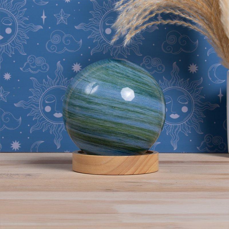 Lesser & Pavey COSMIC PLANET LAMP GREEN 12CM LP76499
