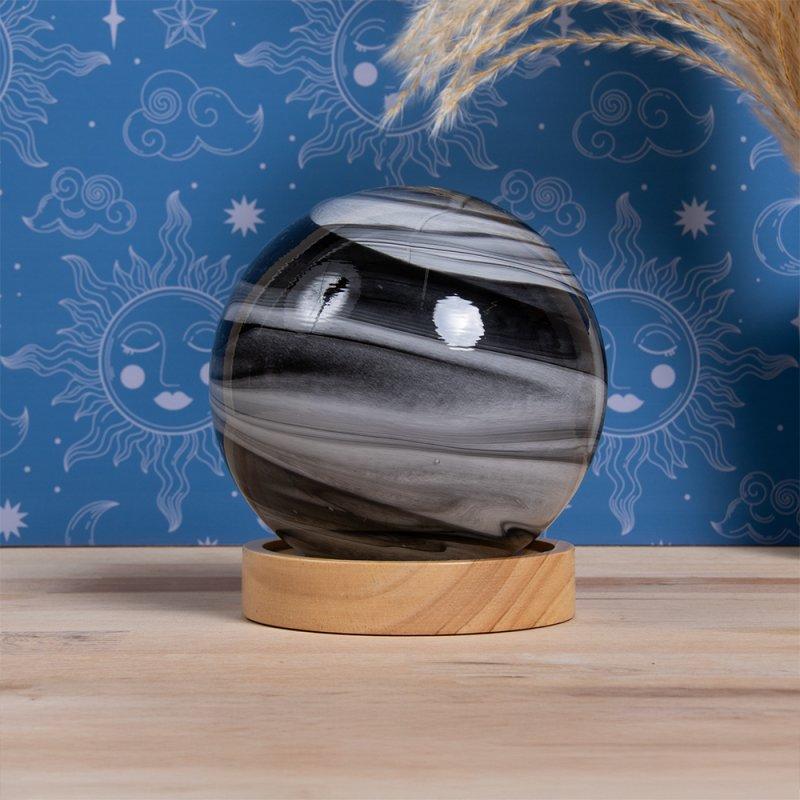 Lesser & Pavey COSMIC PLANET LAMP GREY 12CM LP76498