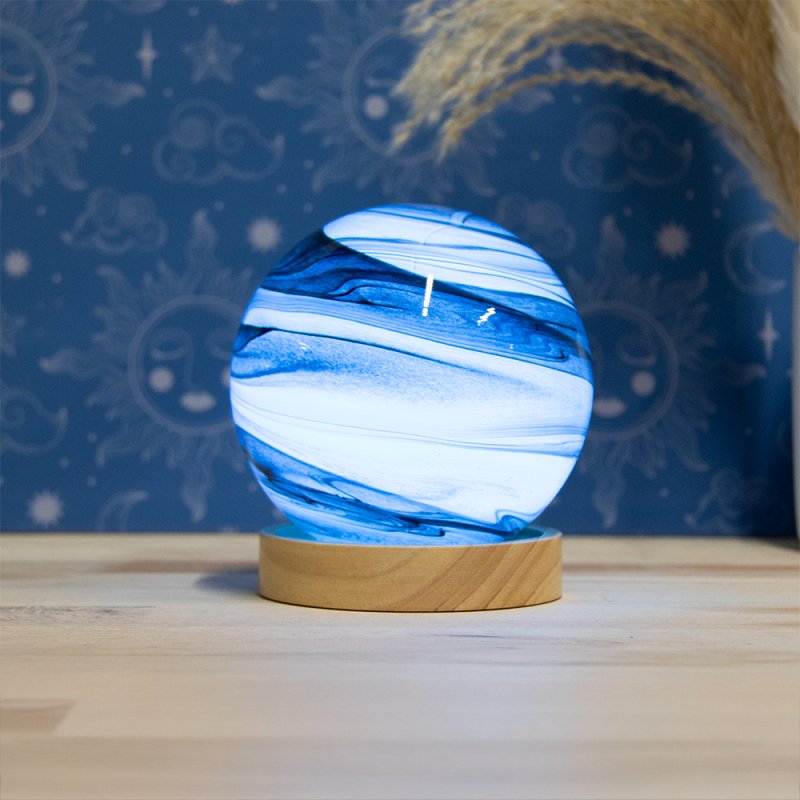 Lesser & Pavey COSMIC PLANET LAMP GREY 12CM LP76498