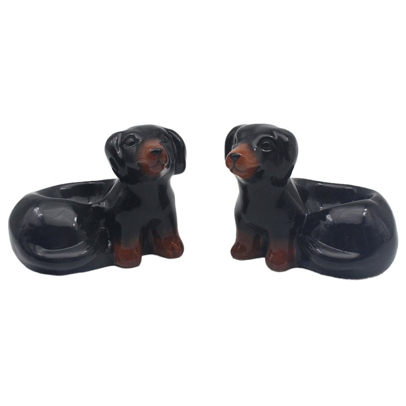 lesser & pavey DACHSHUND EGG CUPS LP74888