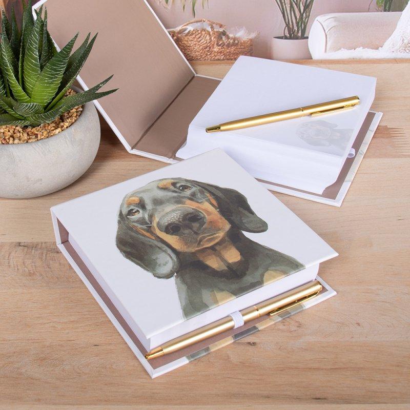 lesser & pavey DACHSHUND MEMO BLOCK LP75182