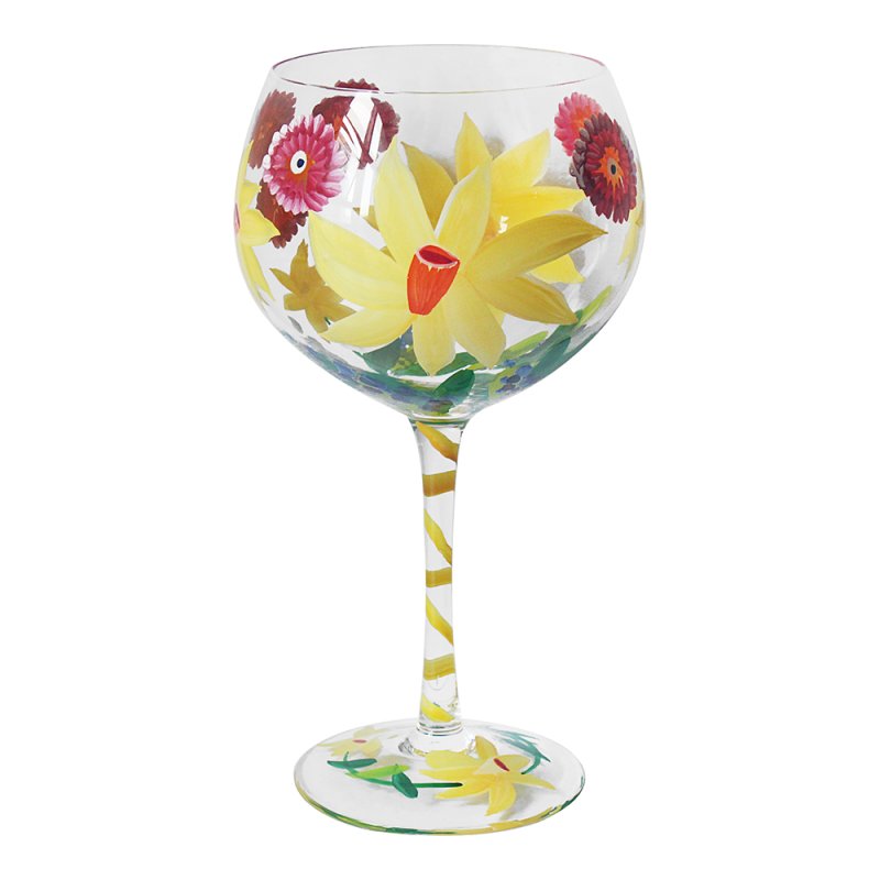 Lesser & Pavey DAFFODILS GIN GLASS LP75743