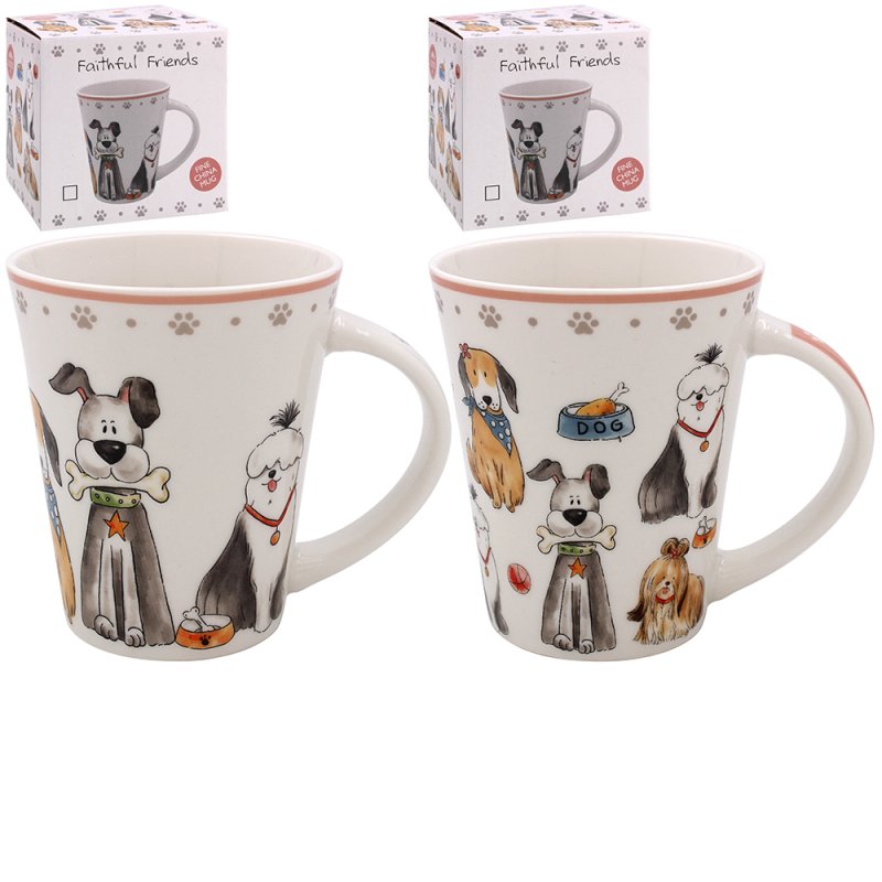 lesser & pavey DOG MUG 2 ASST LP73796