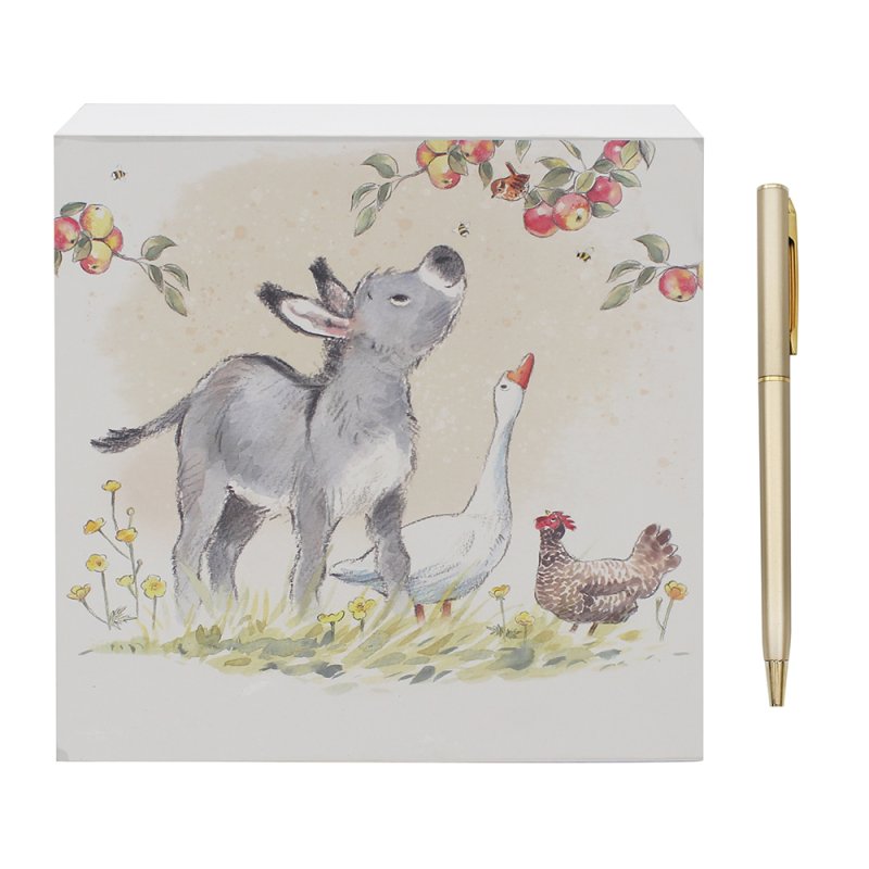 lesser & pavey DONKEY GOOSE & HEN MEMO PAD LP96450