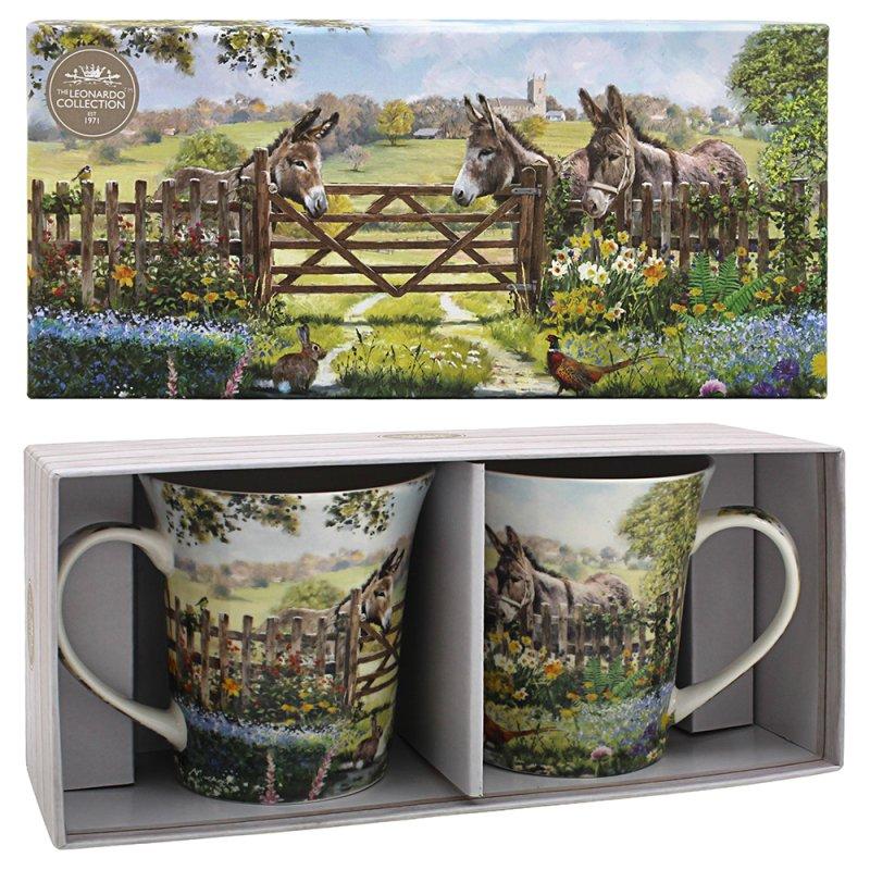 Lesser & Pavey DONKEY MUGS SET 2 LP96552