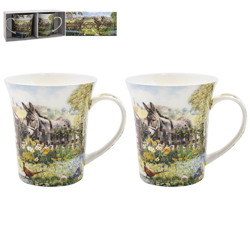 Lesser & Pavey DONKEY MUGS SET 2 LP96552