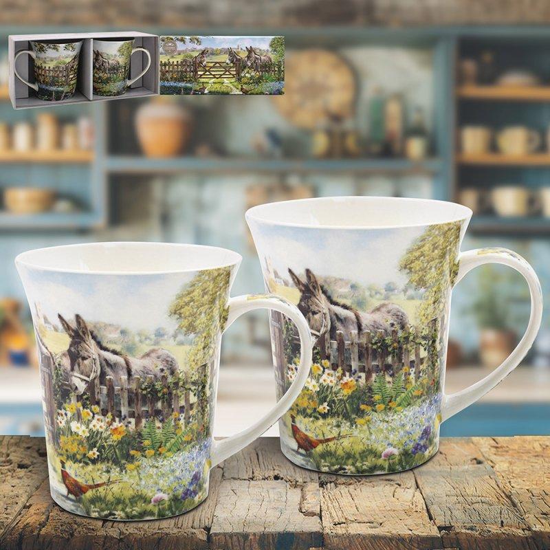 lesser & pavey DONKEY MUGS SET 2 LP96552