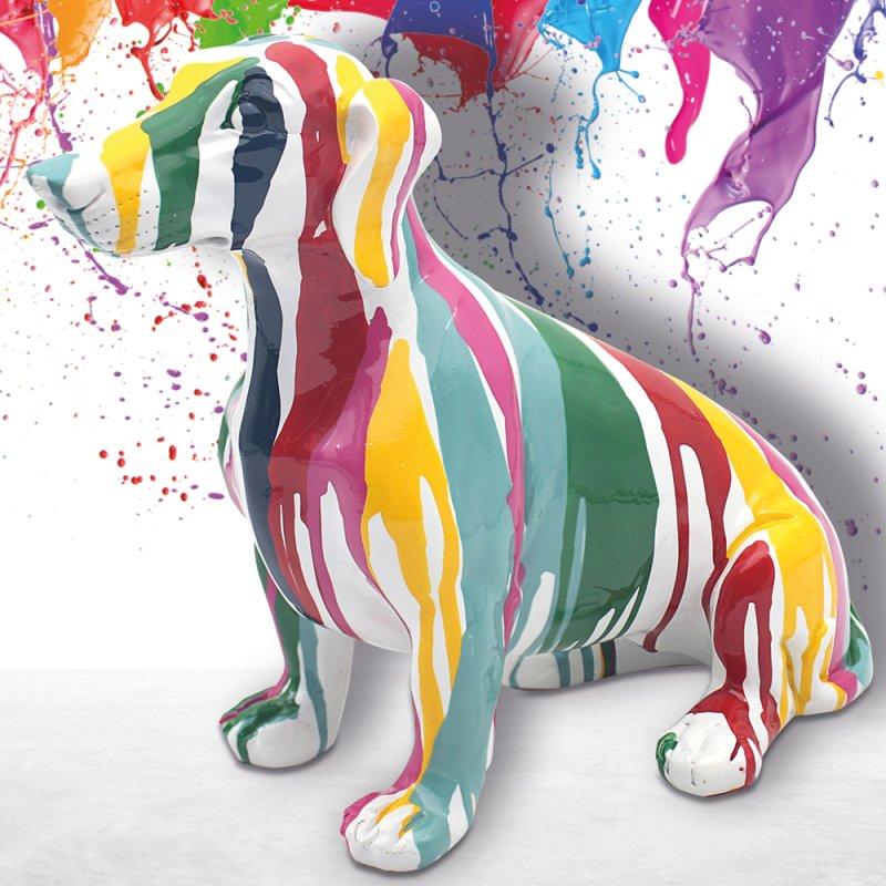 lesser & pavey DRIP ART DACHSHUND LP73326