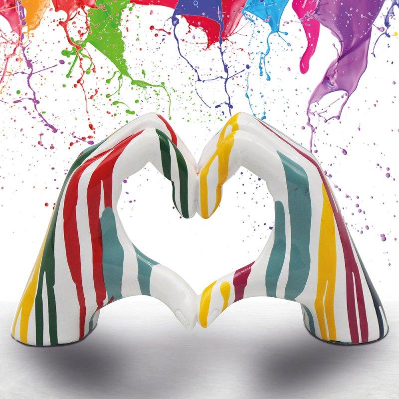 lesser & pavey DRIP ART HANDS OF LOVE LP75427