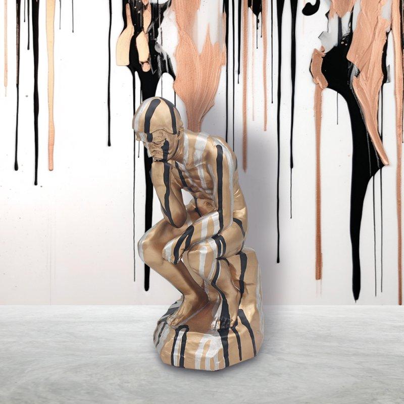 lesser & pavey DRIP ART THINKER GOLD LP74316