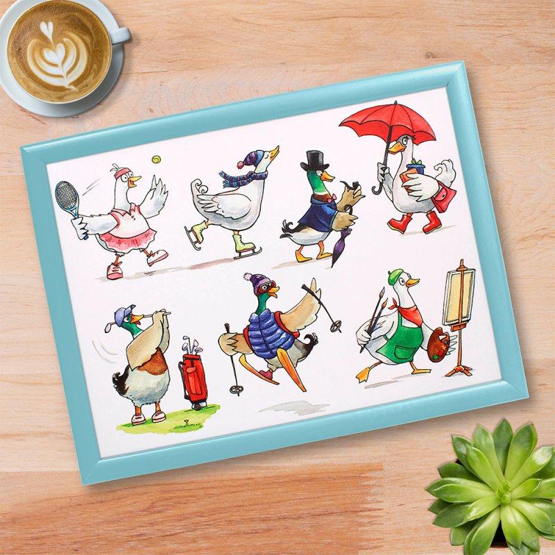 lesser & pavey DUCKS LAPTRAY LP74900