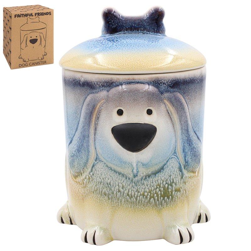 Lesser & Pavey FAITHFUL DOG CANISTER LP73815