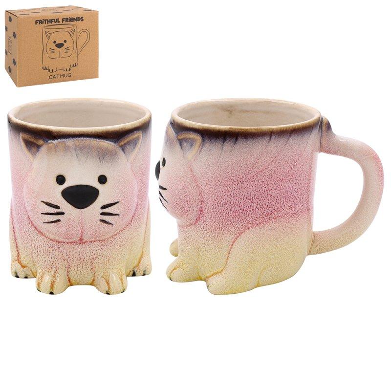 Lesser & Pavey FAITHFUL FRIENDS CAT MUG LP73810