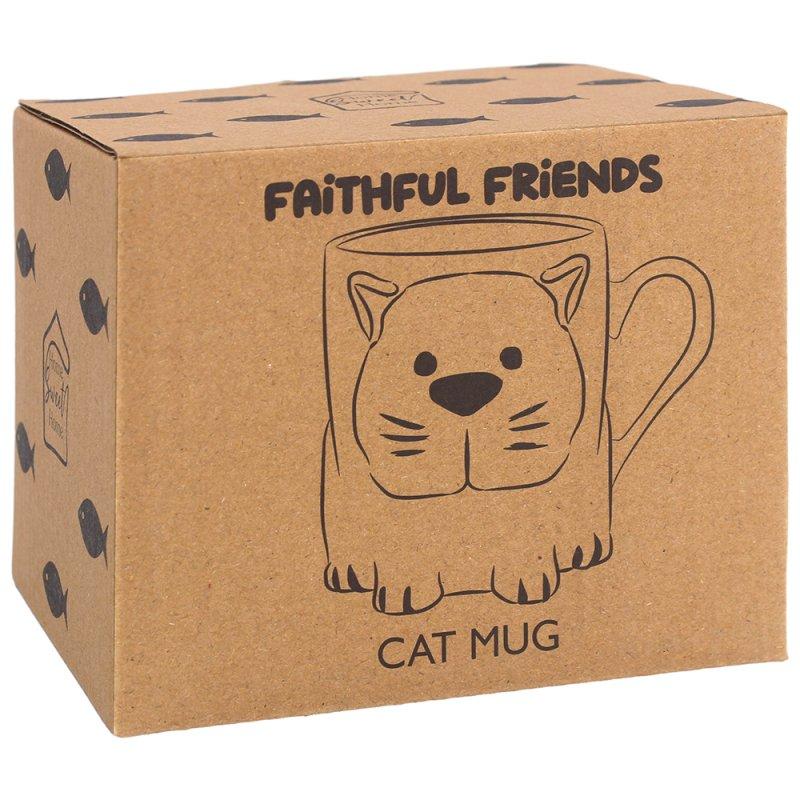 Lesser & Pavey FAITHFUL FRIENDS CAT MUG LP73810